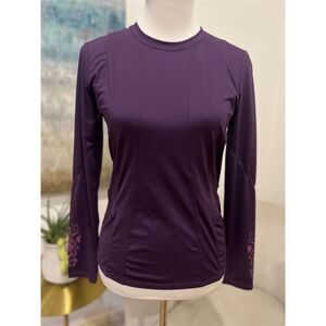 Athleta Women's Long-Sleeve Performance Top Purple Size S
